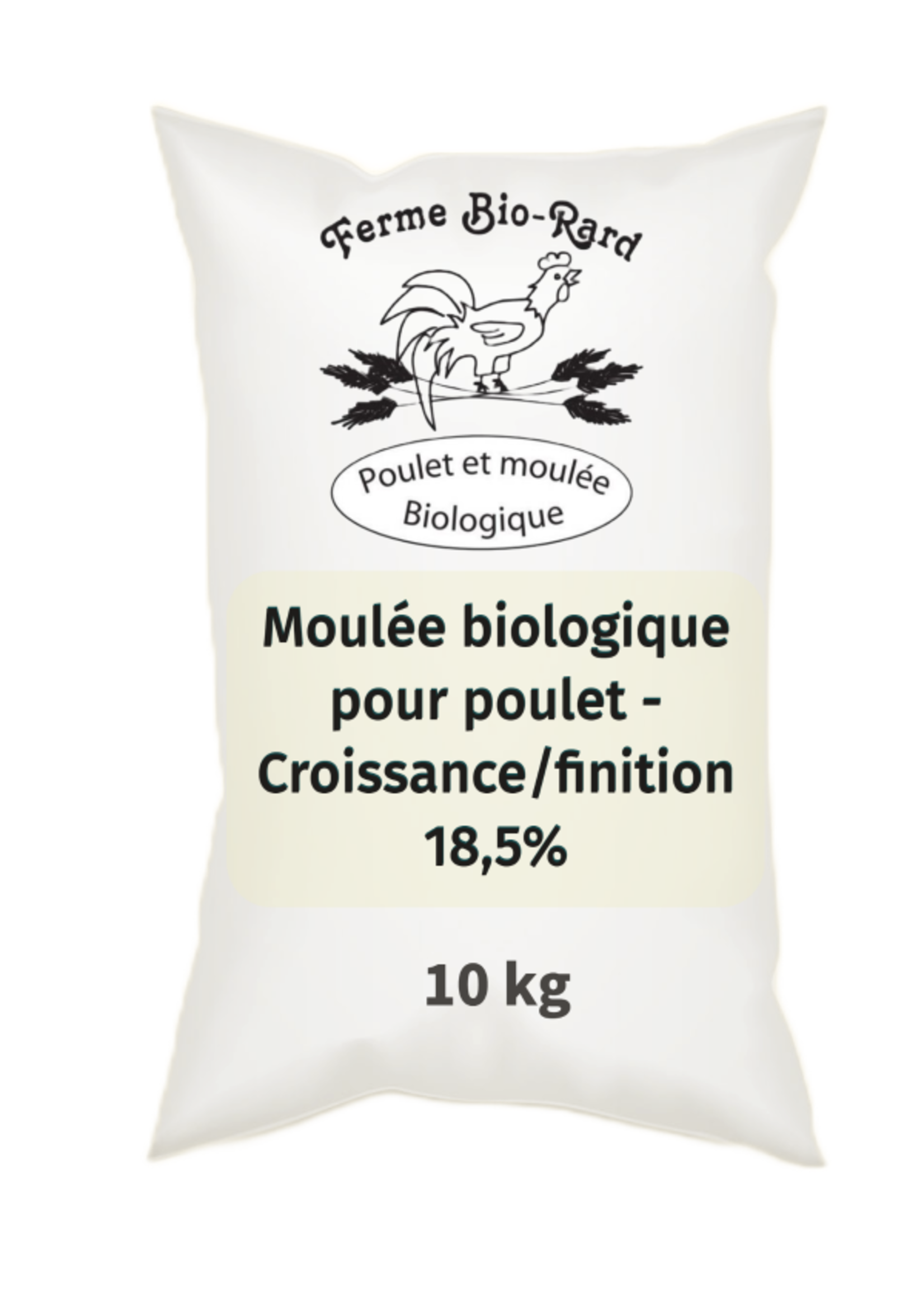 Bio Rard Bio-Rard Moulée biologique pour poulet - Croissance/finition 18.5%
