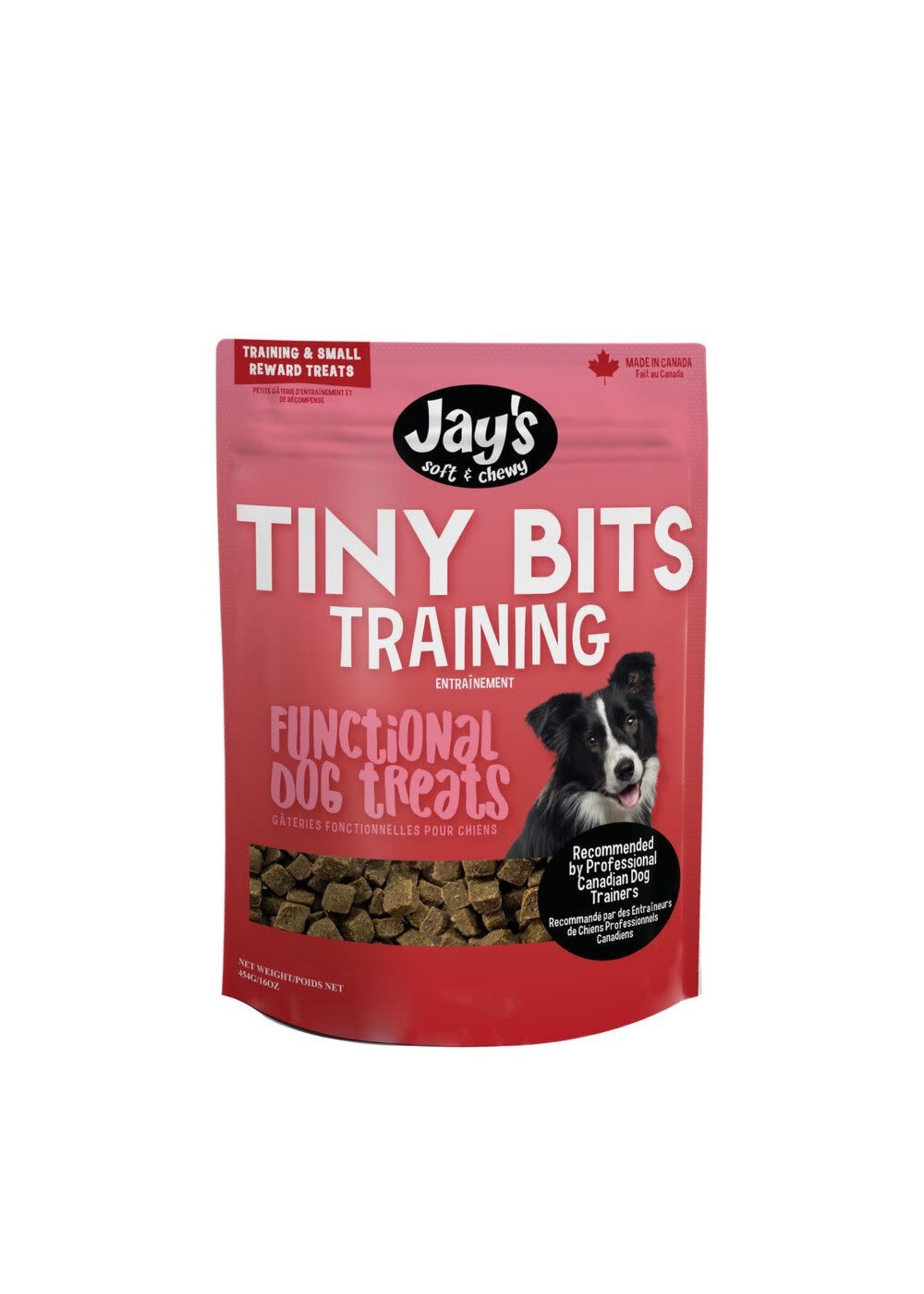 JAY'S JAY'S TINY BITS, GÂTERIES D'ENTRAINEMENT POUR CHIEN 454gr (CS=8)