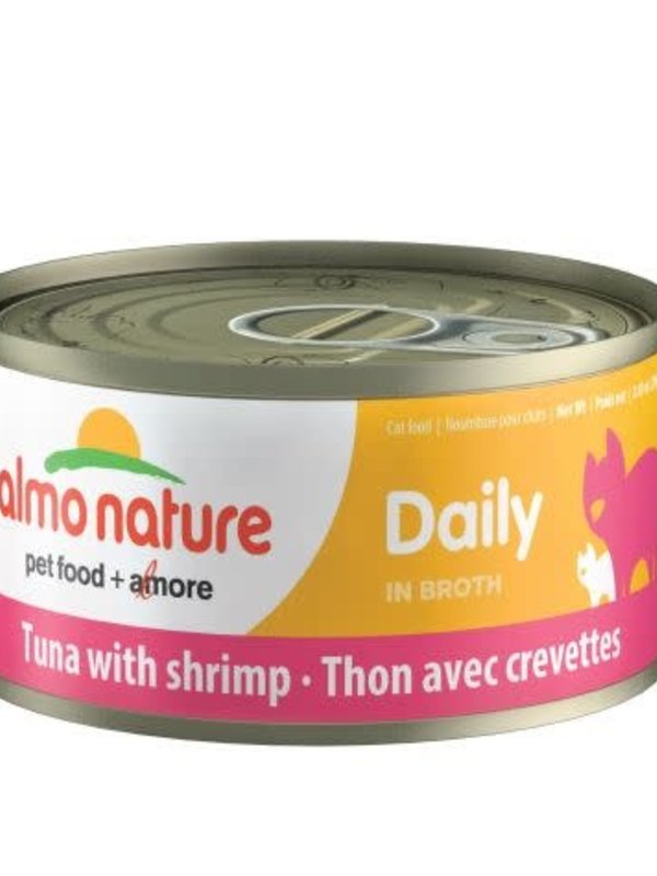 Almo Nature Almo nature daily chat-thon et crevettes 70gr