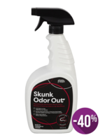 Enviro Fresh ENVIROFRESH ODOR OUT, FORMULE MOUFETTE, DÉTRUIT LES ODEURS DE MOUFETTE 950ml (CS=8)