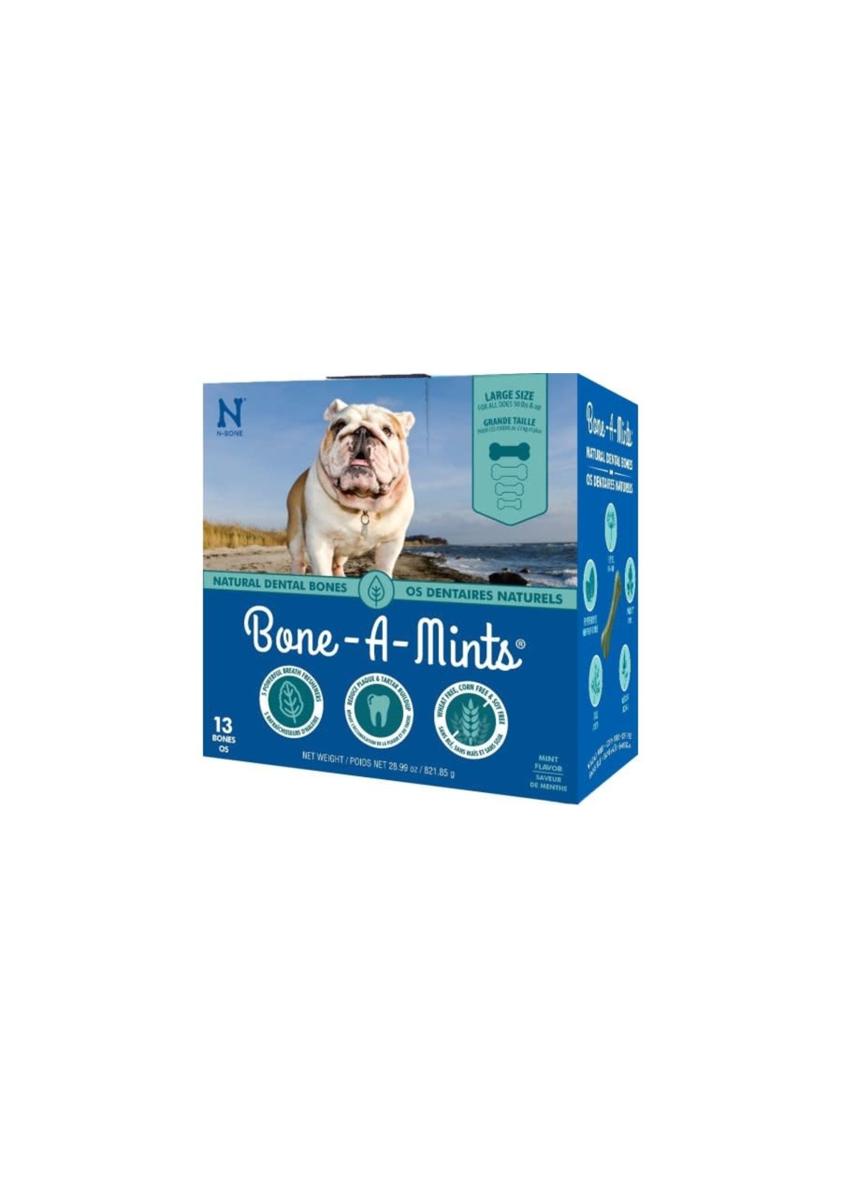 Bone-A-Mints BONE-A-MINTS - GRAND, SAC DE 4 unités, 8.92oz (CS=24)