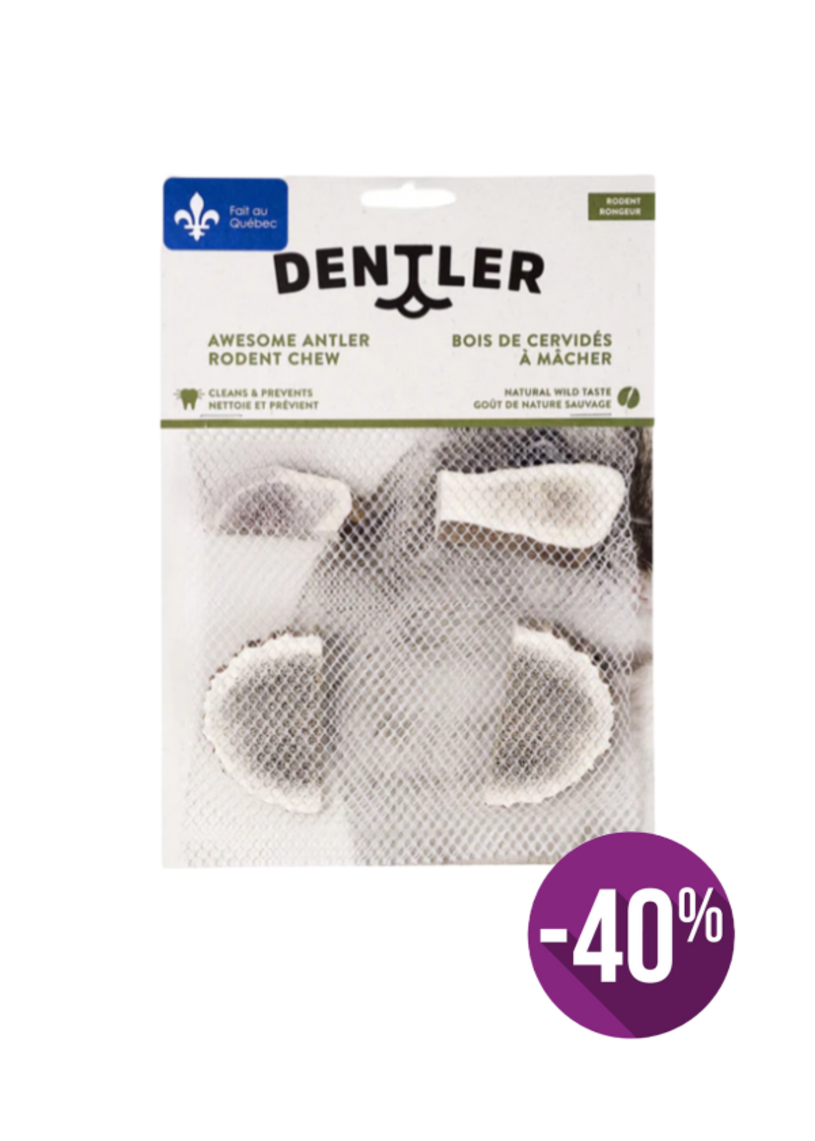 dentler Dentler Bois cervidés pour rongeur