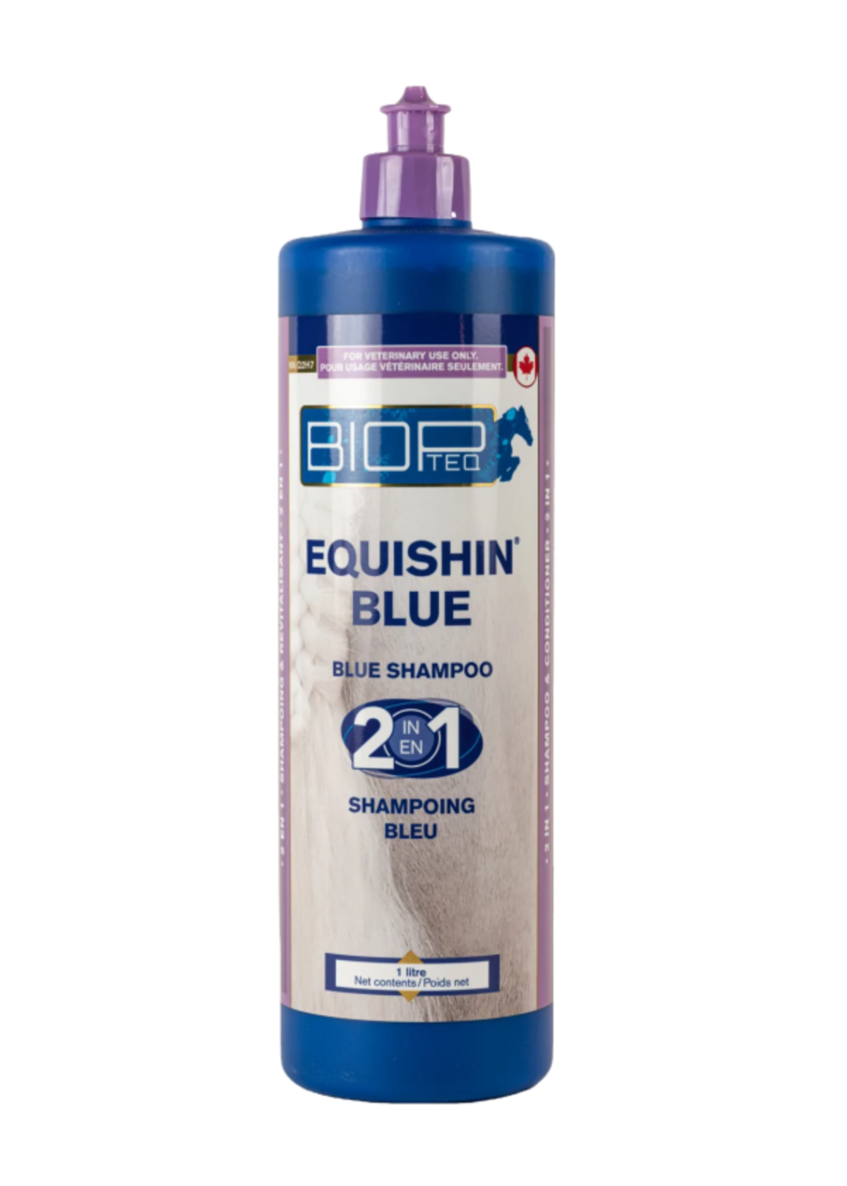 Biopteq Biopteq Equishin blue  Shampoing bleu 2 en 1