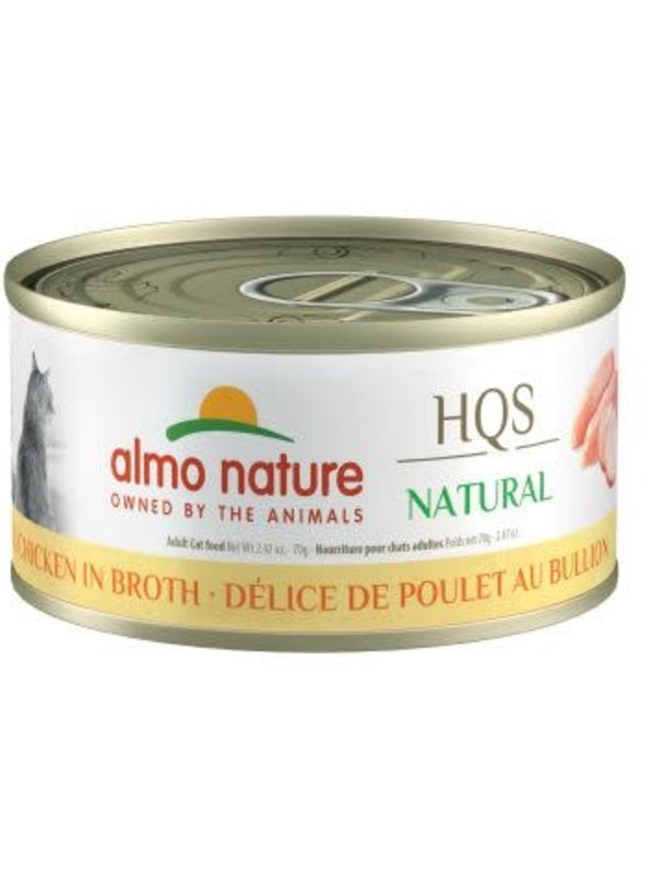 Almo Nature Almo nature HQS chat-Délice de poulet au bouillon 70 gr