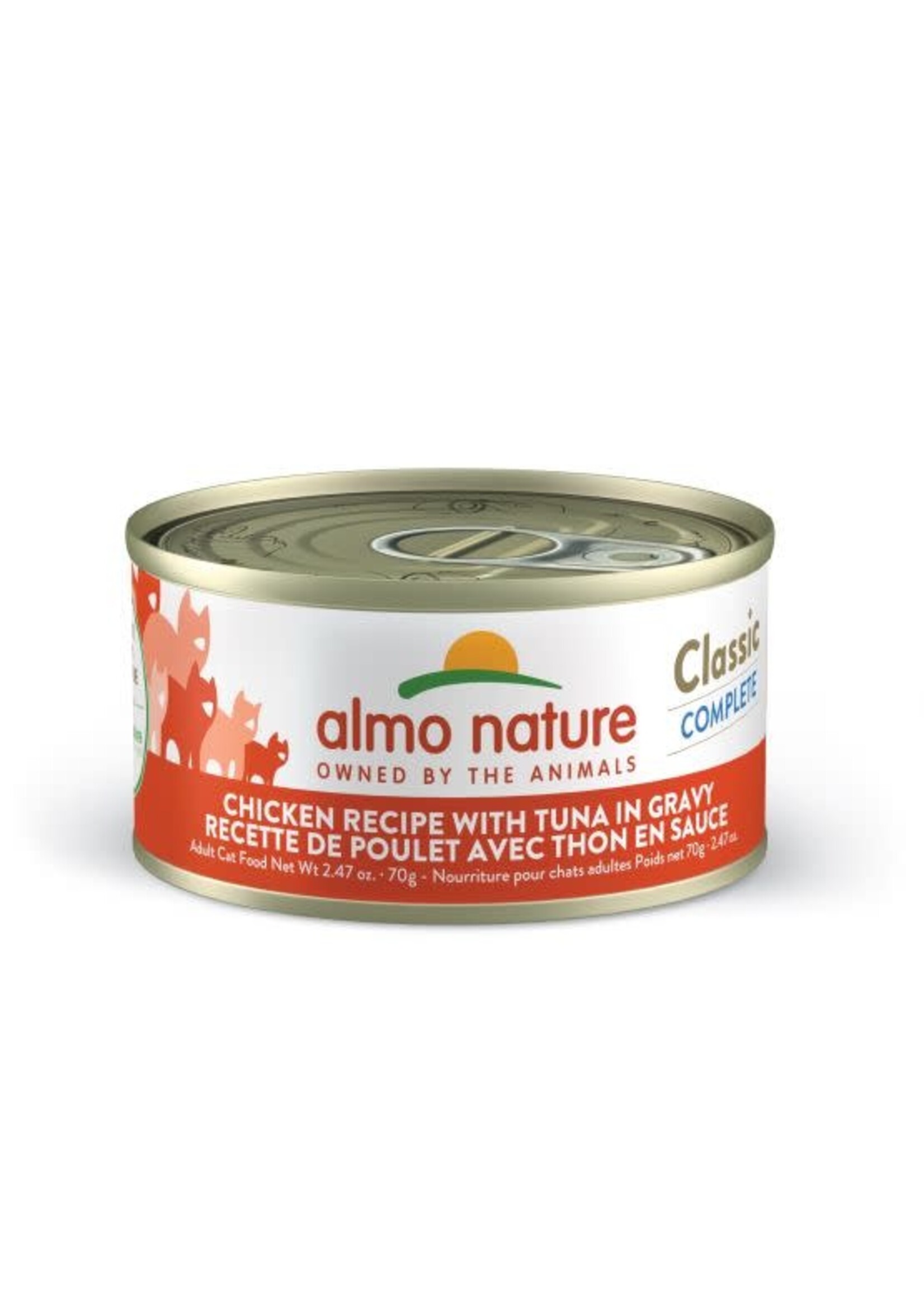 Almo Nature Almo Classic Complete Chat - Poulet Avec Thon En Sauce , 70gr