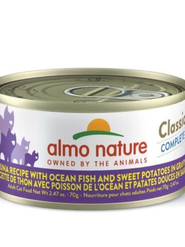 Almo Nature Almo Classic Complete Chat - Thon Avec Poisson De L'océan Et Patates Douces En Sauce , 70 gr