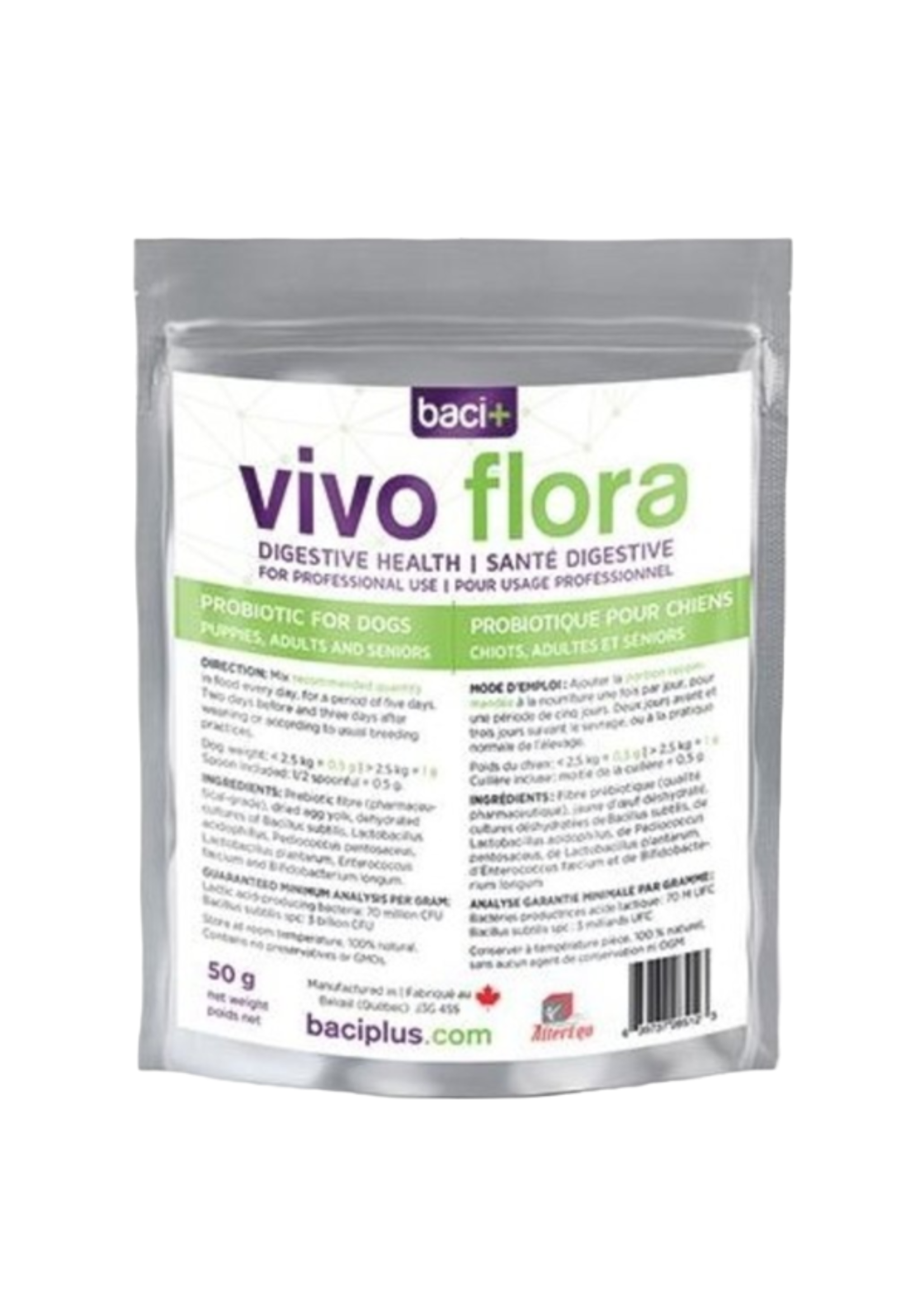 Baci+ Vivo Flora chien, 50 g