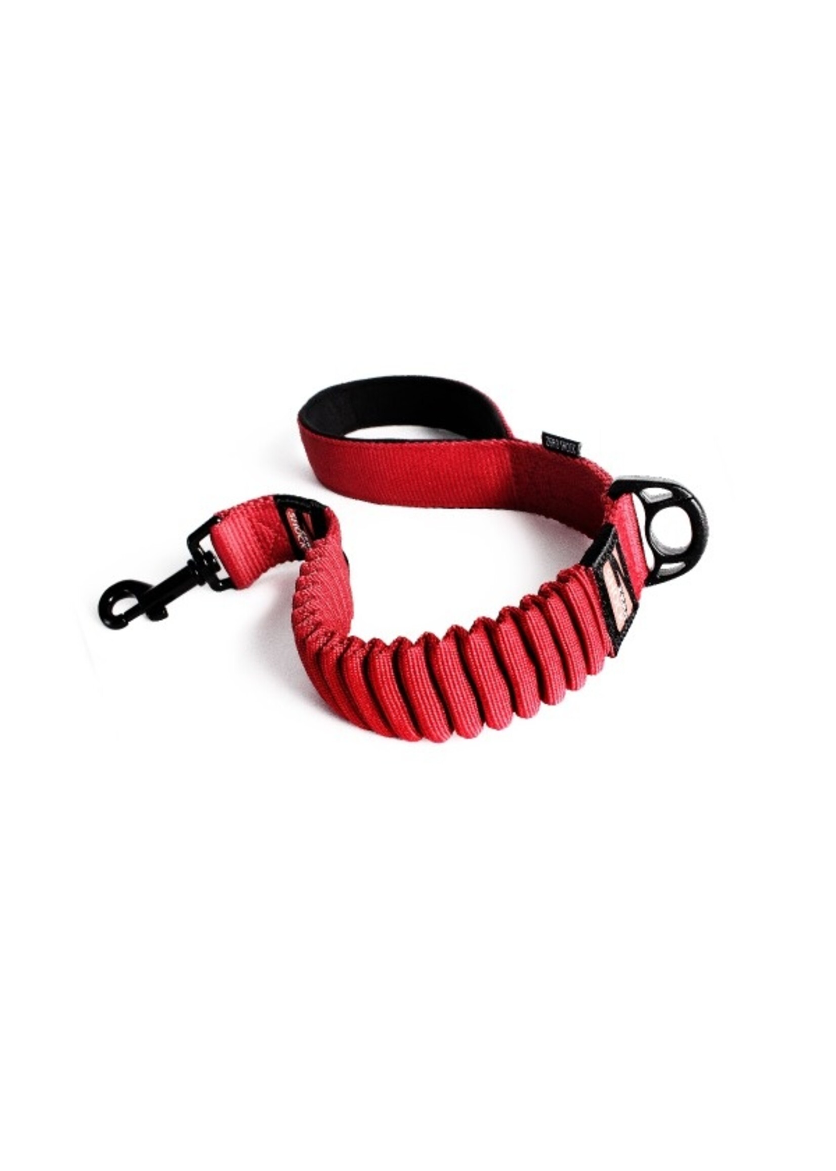 Ezydog chien laisse Zero shock rouge 25''