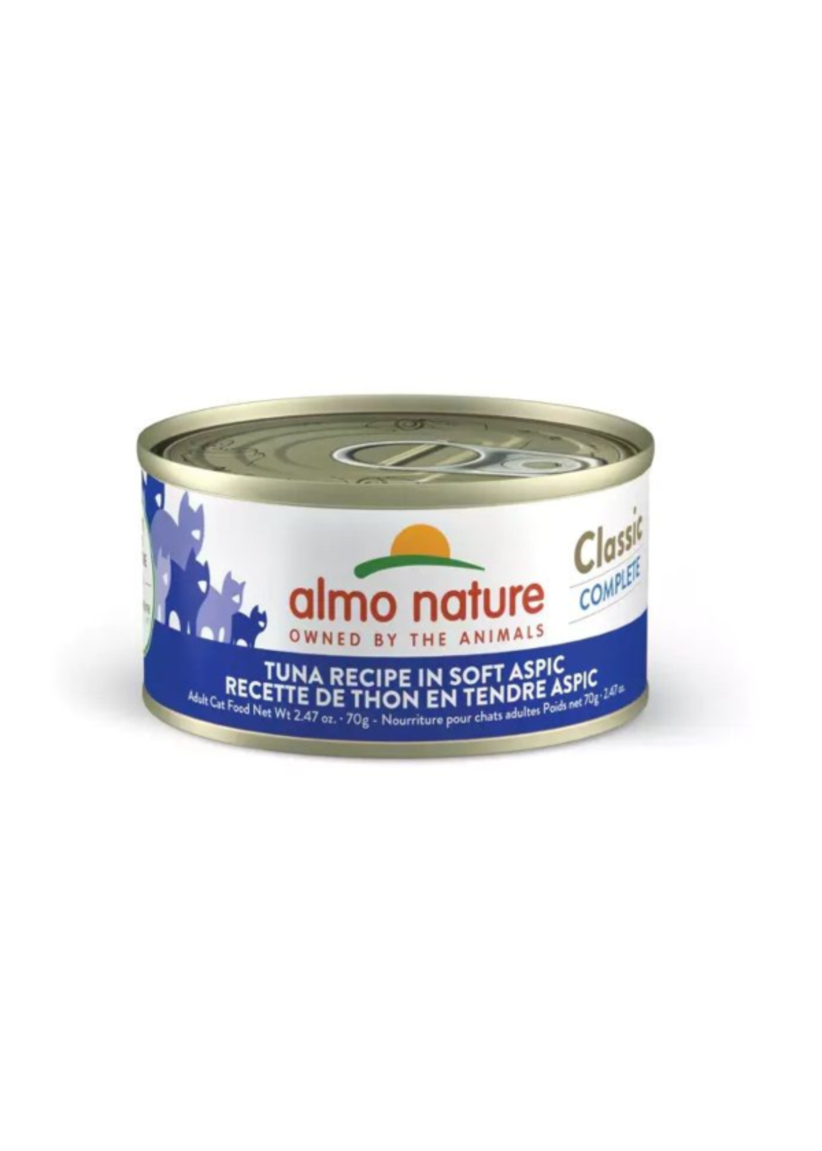Almo Nature Almo classic complete chat- Thon en tendre aspic 70gr
