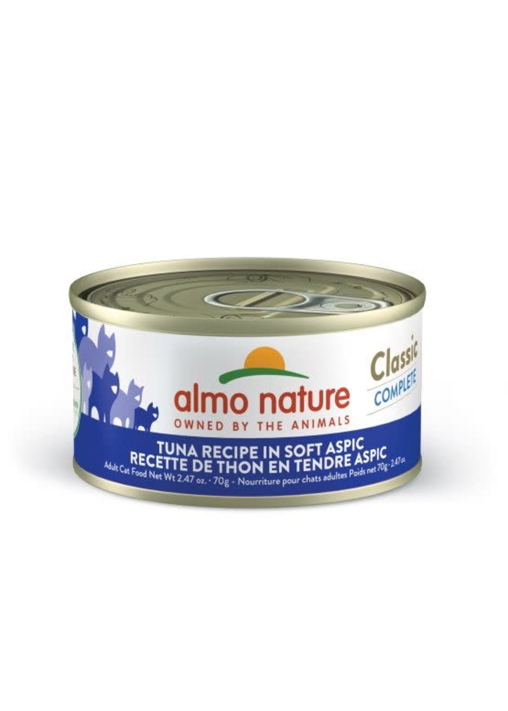 Almo Nature Almo classic complete chat- Thon en tendre aspic 70gr