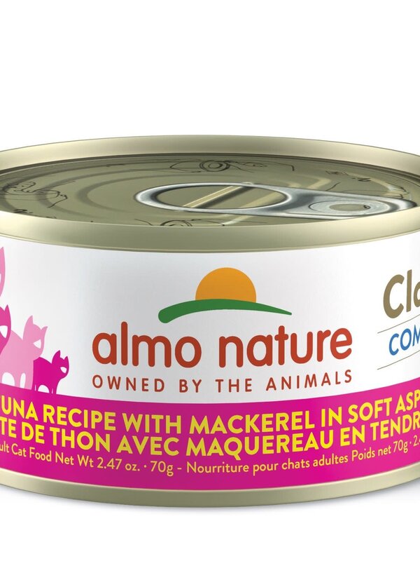 Almo Nature Almo Classic complete chat - Thon avec maquereau en tendre aspic 70 gr