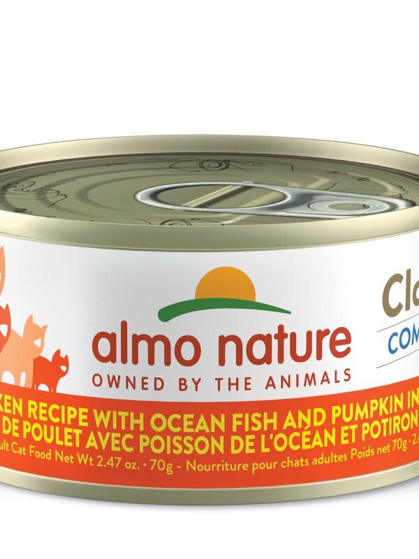 Almo Nature Almo Classic complete chat-poulet avec poisson de l’océan et potiron en sauce 70 gr