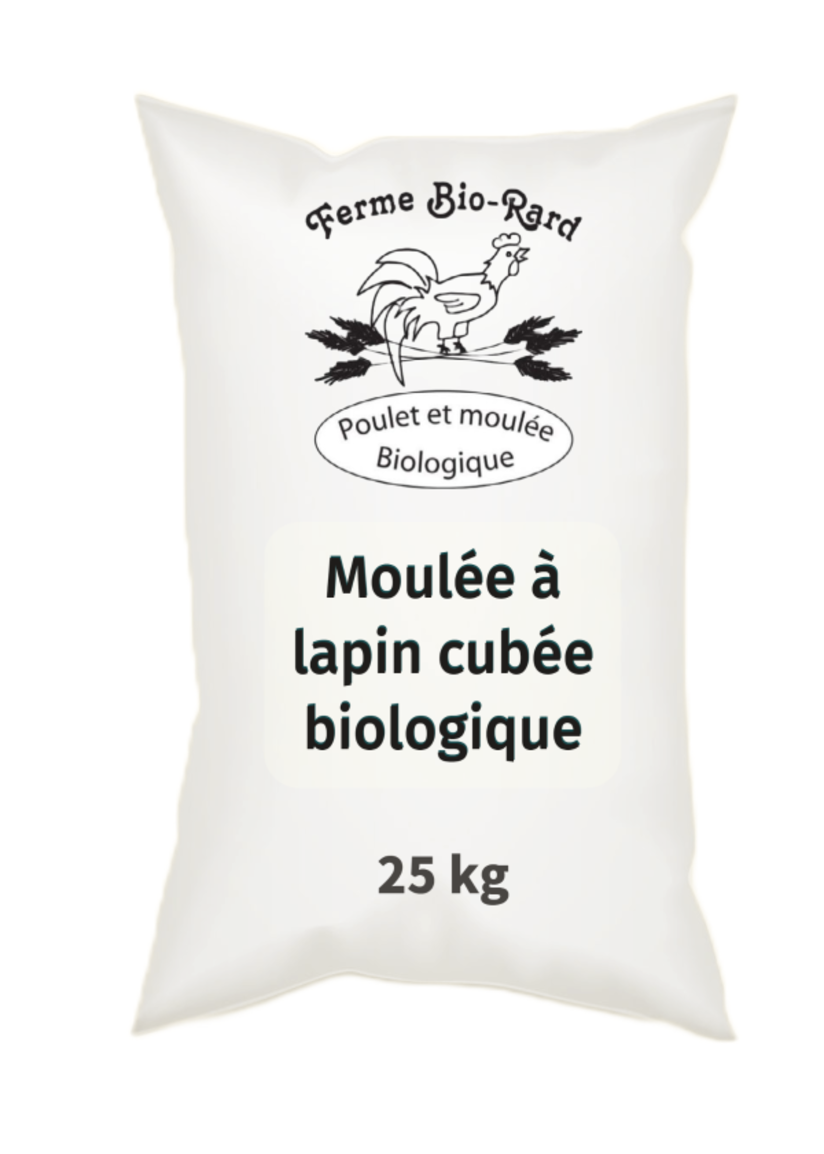 Bio Rard Moulée lapin texturé biologique 25 kg