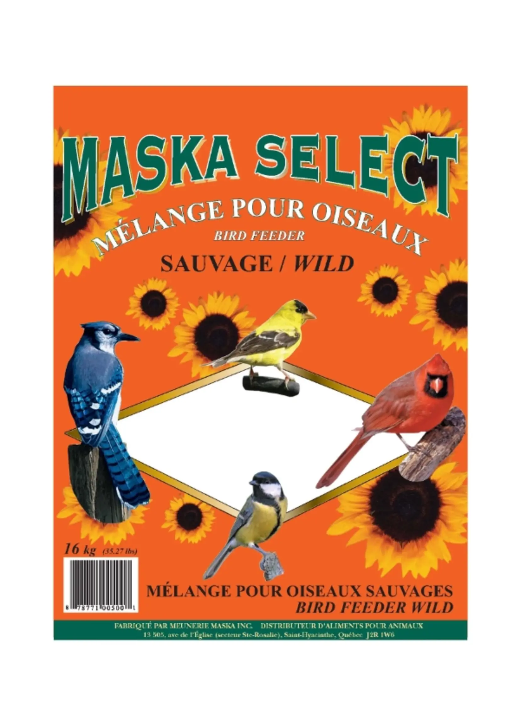 Maska Select Maska Select nourriture pour oiseaux sauvages