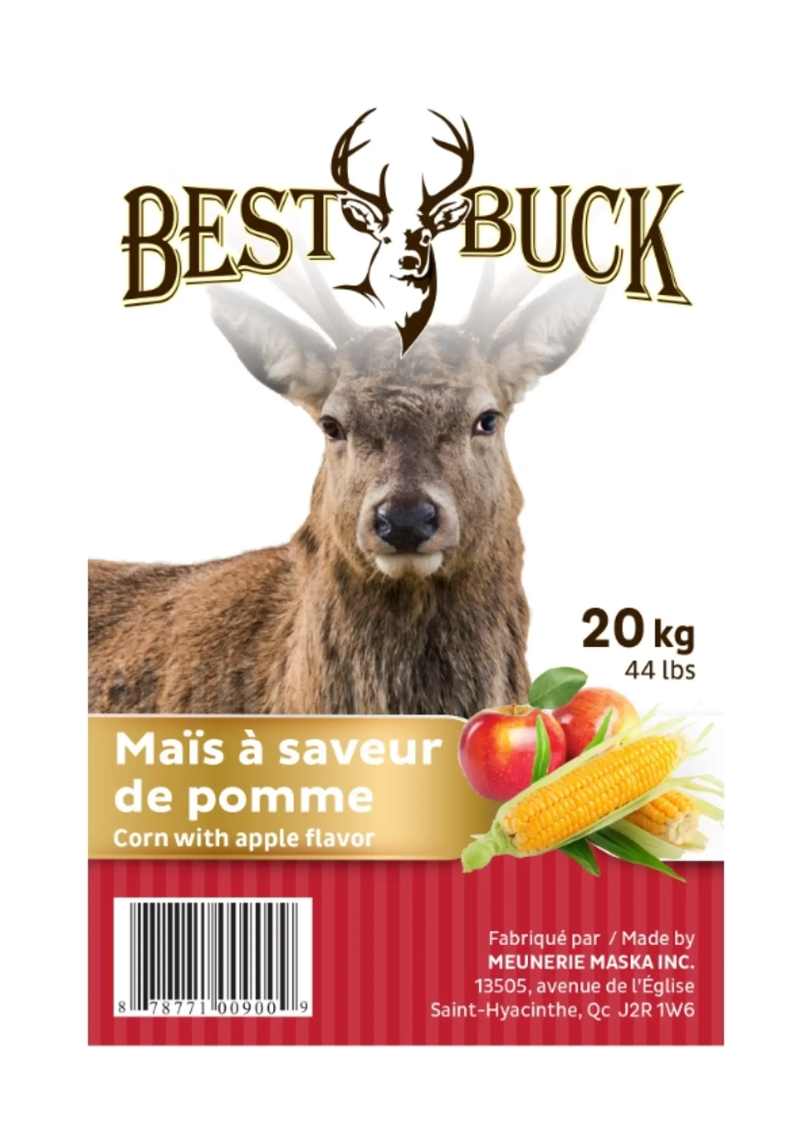 Soucy Maïs pour chevreuil à saveur d'anis 20 kg