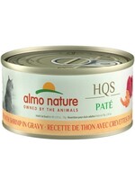 Almo Nature Almo nature HQS Natural chat - pâté au thon avec crevettes en sauce 70 gr