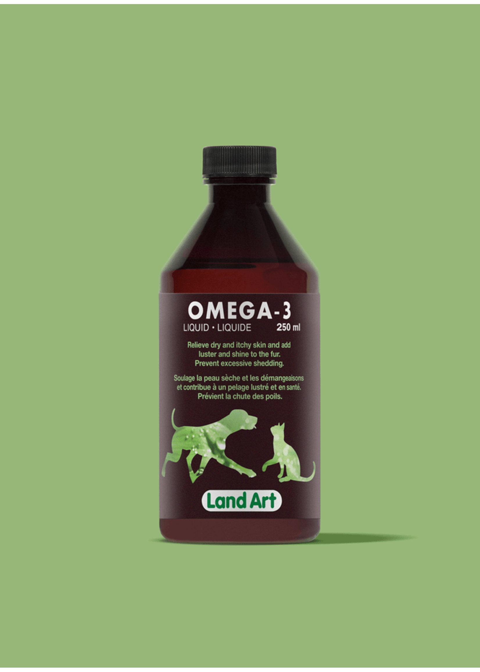 Land art LA Omega-3 huile pressée a froid 250 ml