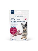 Animora ANIMORA BÂTONNETS DENTAIRES AUX CANNEBERGES POUR CHIEN, MOYEN 28 unités (CS=25) *Nouveau*