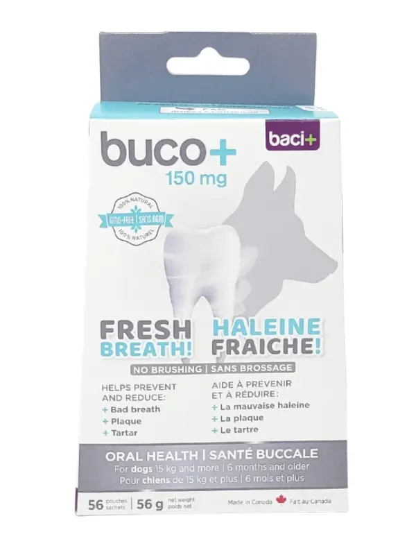 Baci+ Buco+ soins dentaires chiens et chats