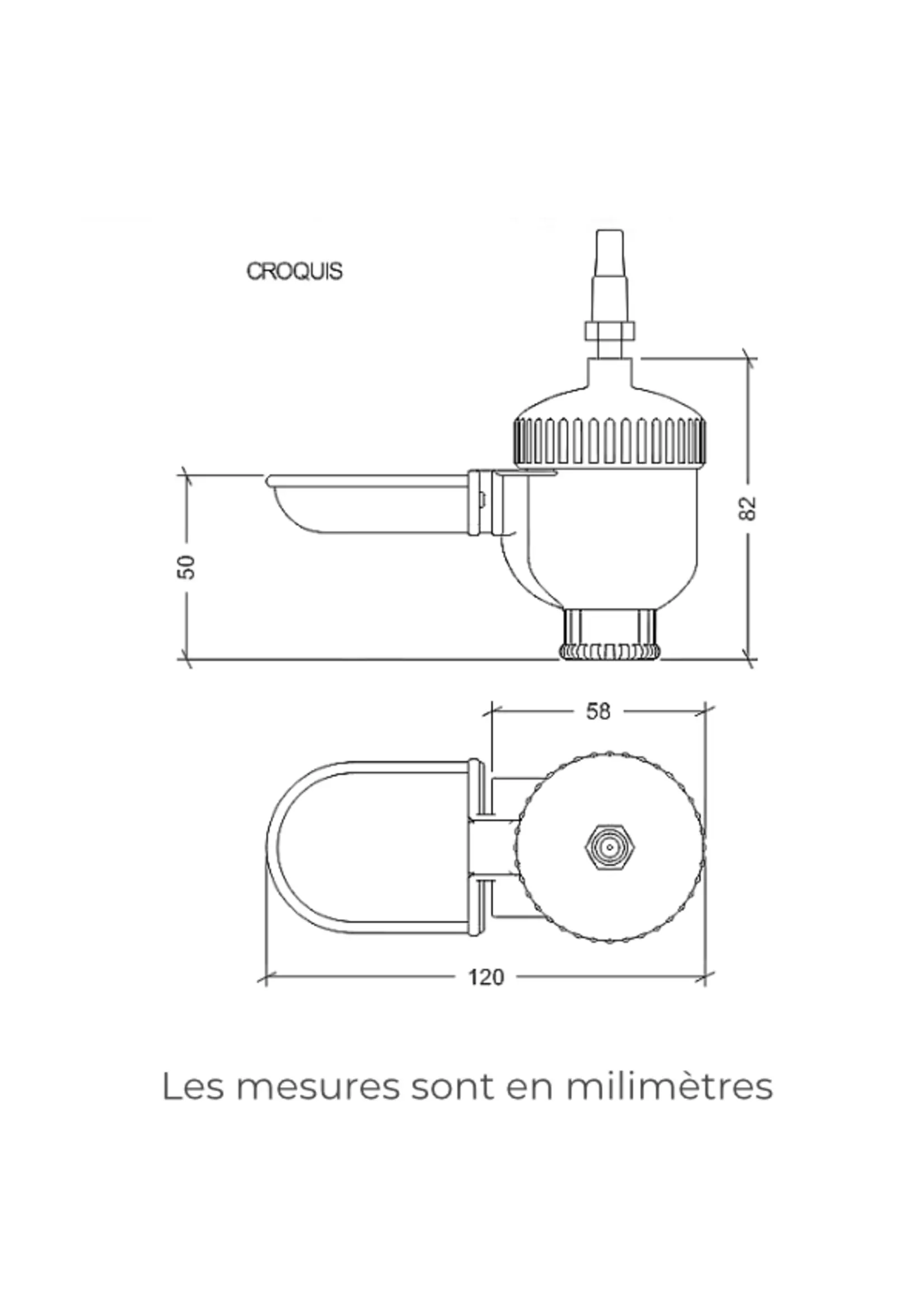 Gaun Mini abreuvoir automatique pour lapins et volailles