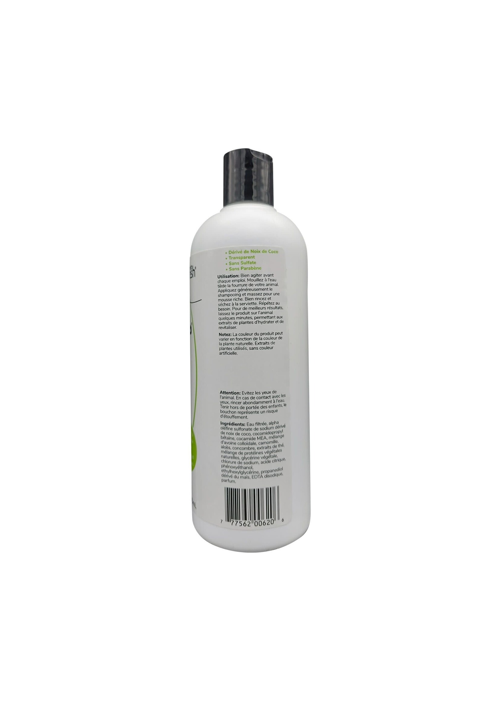 Enviro Fresh ENVIROFRESH SHAMPOING POUR CHIEN, 4 EN 1 - THÉ BLANC & CONCOMBRE 380ML (CS=12) **