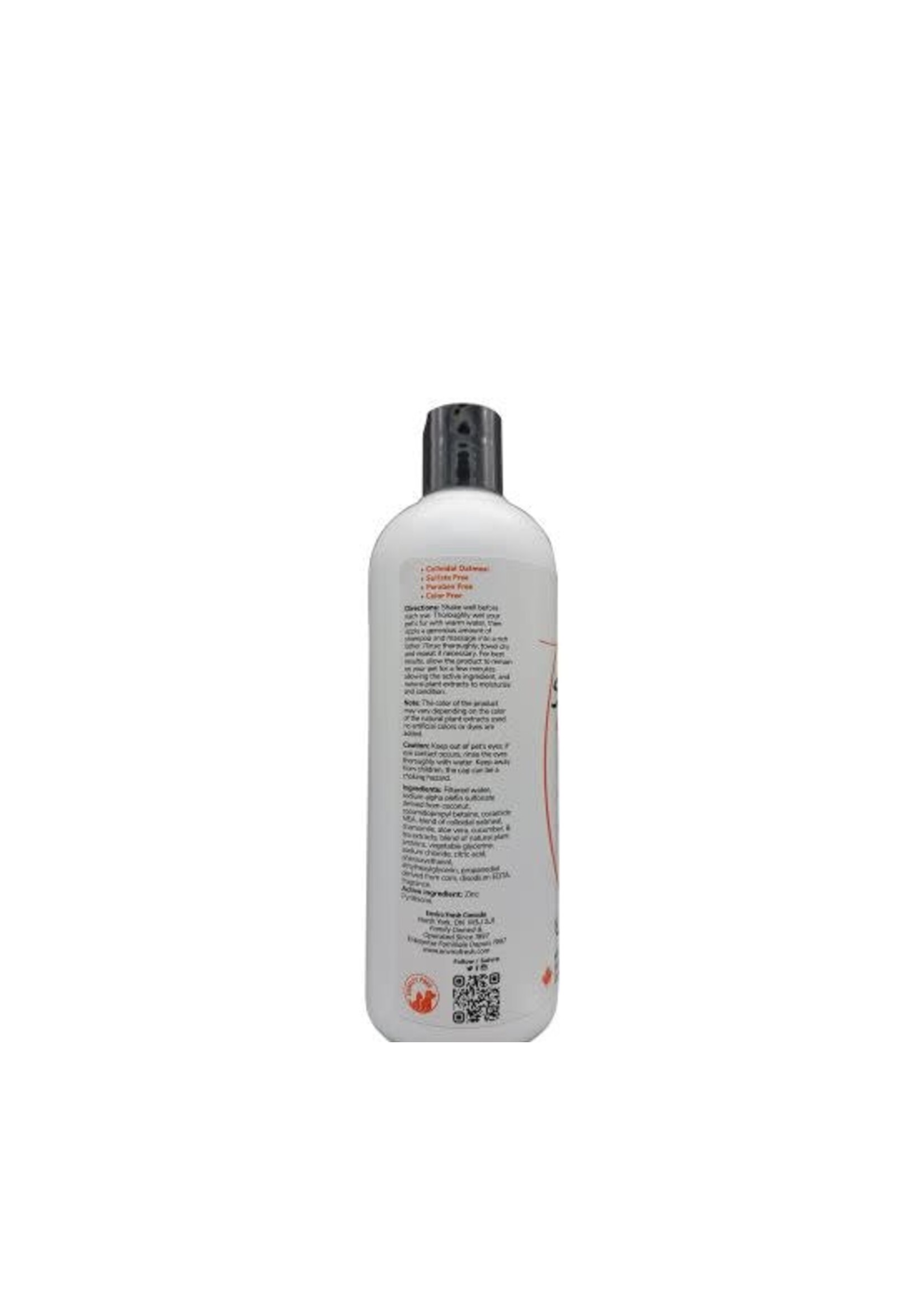 Enviro Fresh ENVIROFRESH SHAMPOING POUR CHIEN, ANTI-DÉMANGEAISONS À L'AVOINE & PYRITHIONE DE ZINC 380ml (CS=12) **