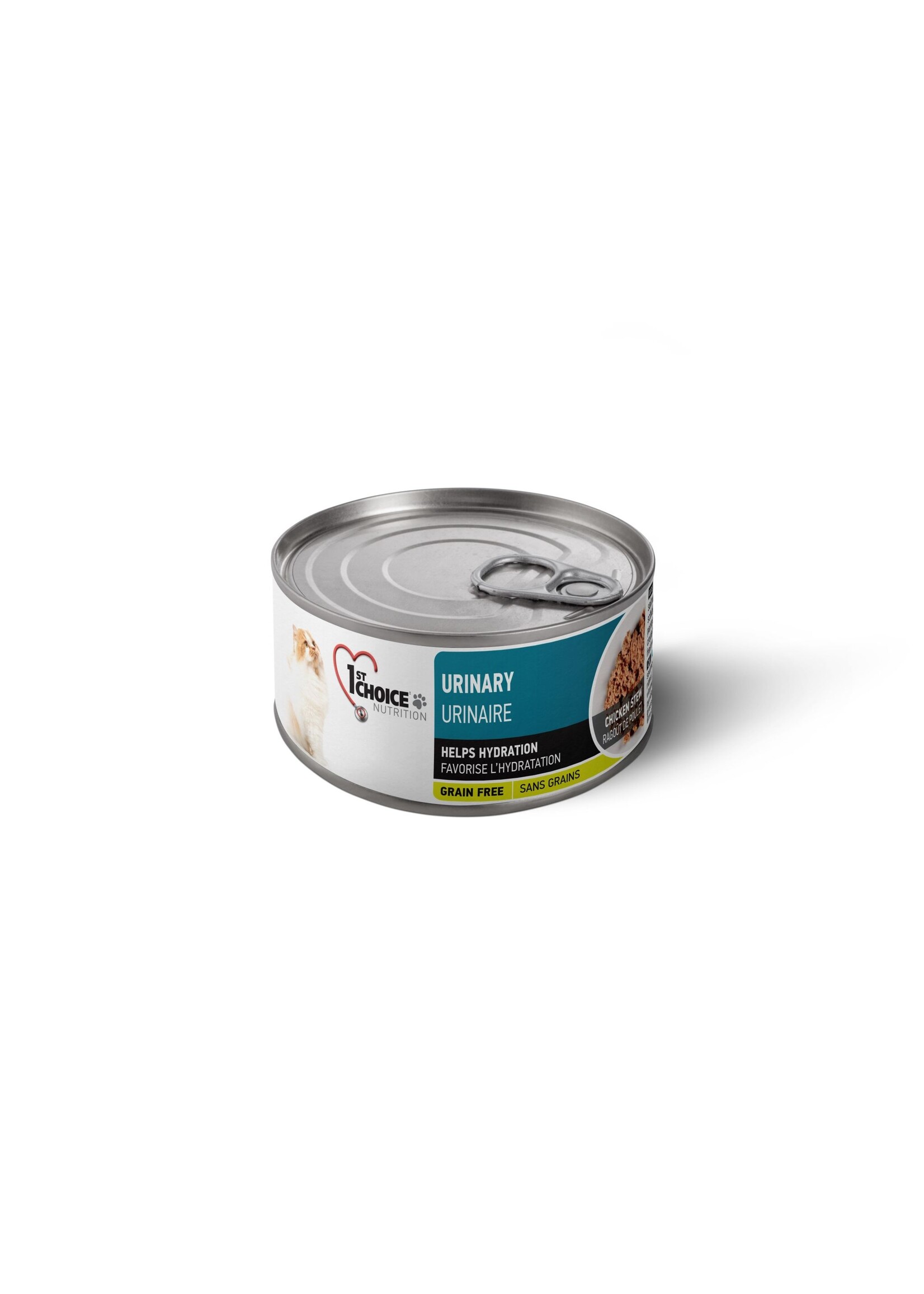 1st choice 1st CHOICE CONSERVES POUR CHAT, URINAIRE - RAGOÛT DE POULET SANS GRAINS 24x156gr
