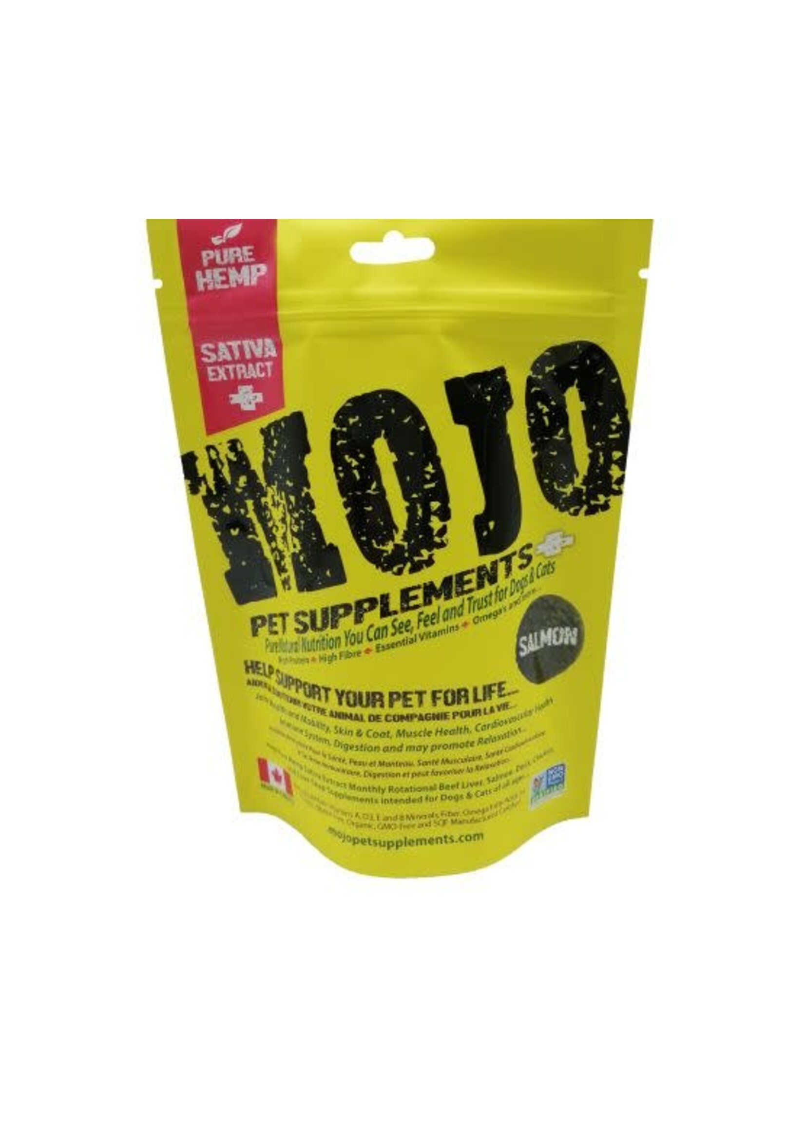 MOJO Mojo Suppléments Pour Chiens Et Chats à Base De Chanvre, Saveur De Saumon 138gr