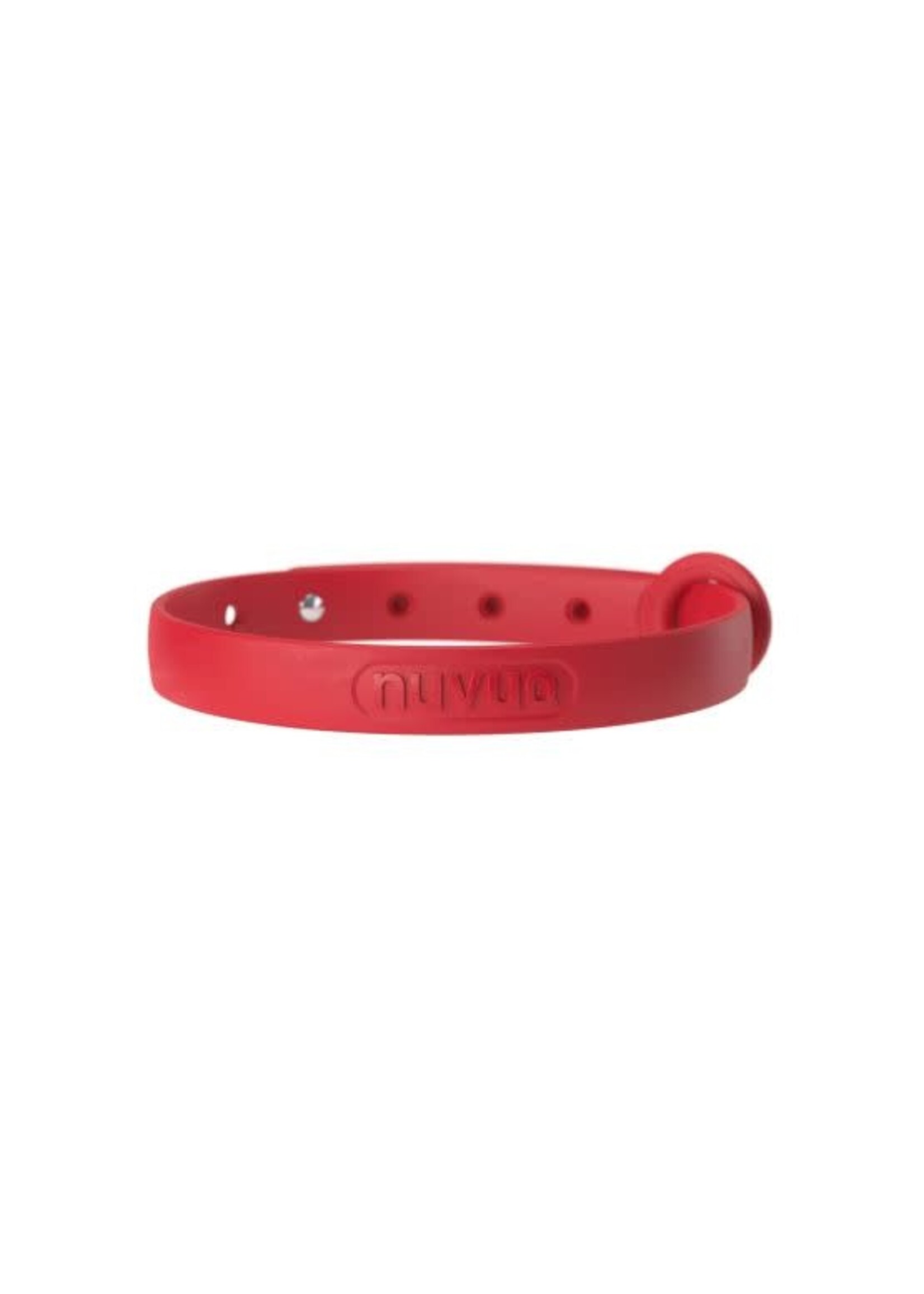 Nuvuq NUVUQ COLLIER AJUSTABLE AVEC ATTACHE DE SÉCURITÉ POUR CHAT, COULEUR ROUGE TOMATE