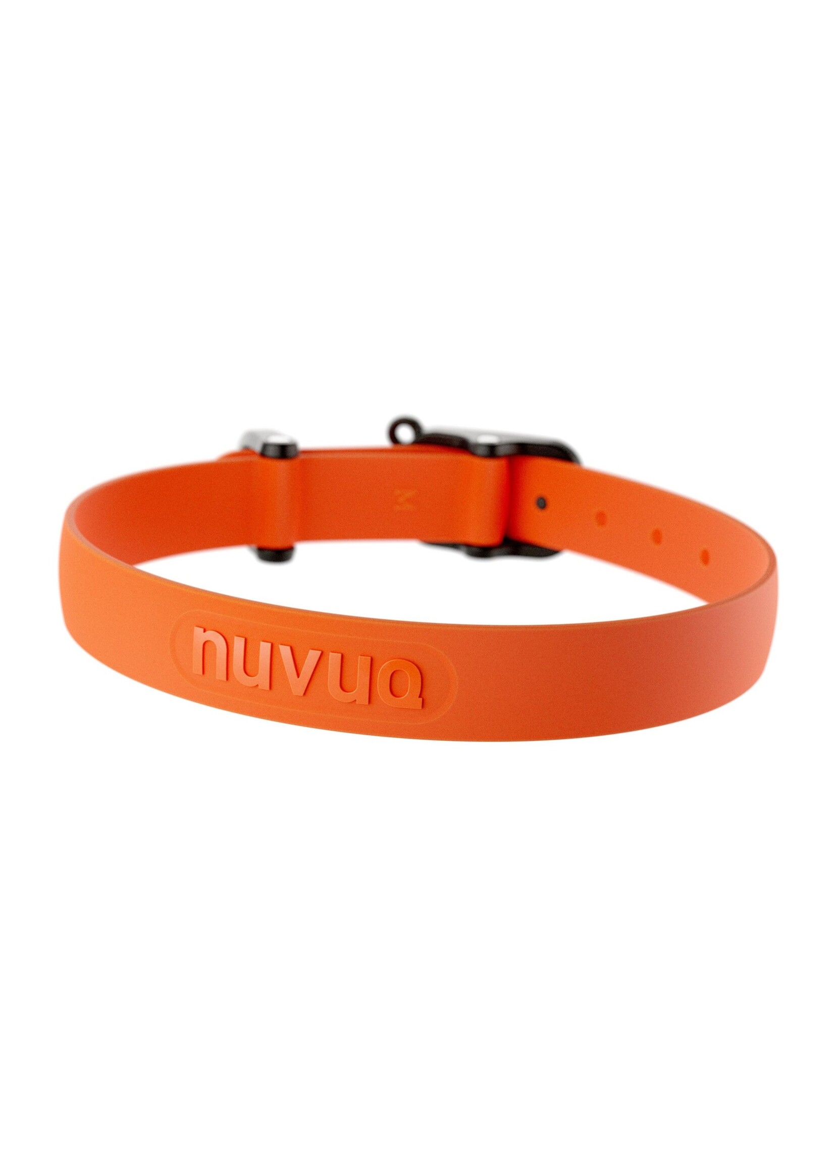 Nuvuq NUVUQ COLLIER AJUSTABLE POUR CHIEN, COULEUR ORANGE TANGERINE - TRÈS PETIT