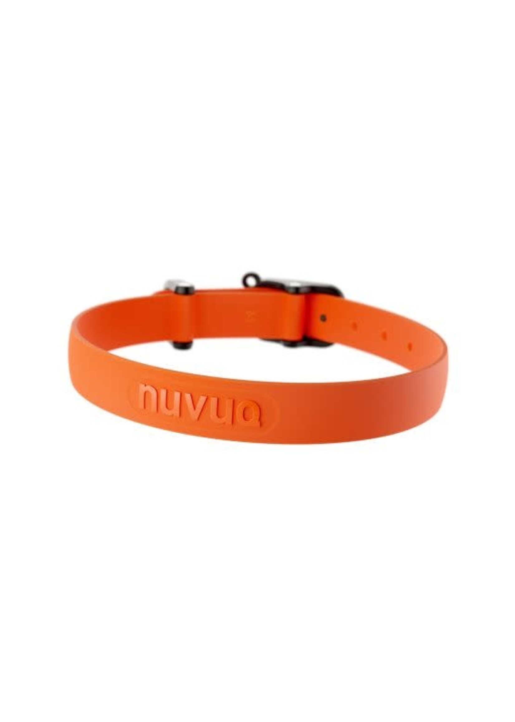 Nuvuq NUVUQ COLLIER AJUSTABLE POUR CHIEN, COULEUR ORANGE TANGERINE - PETIT
