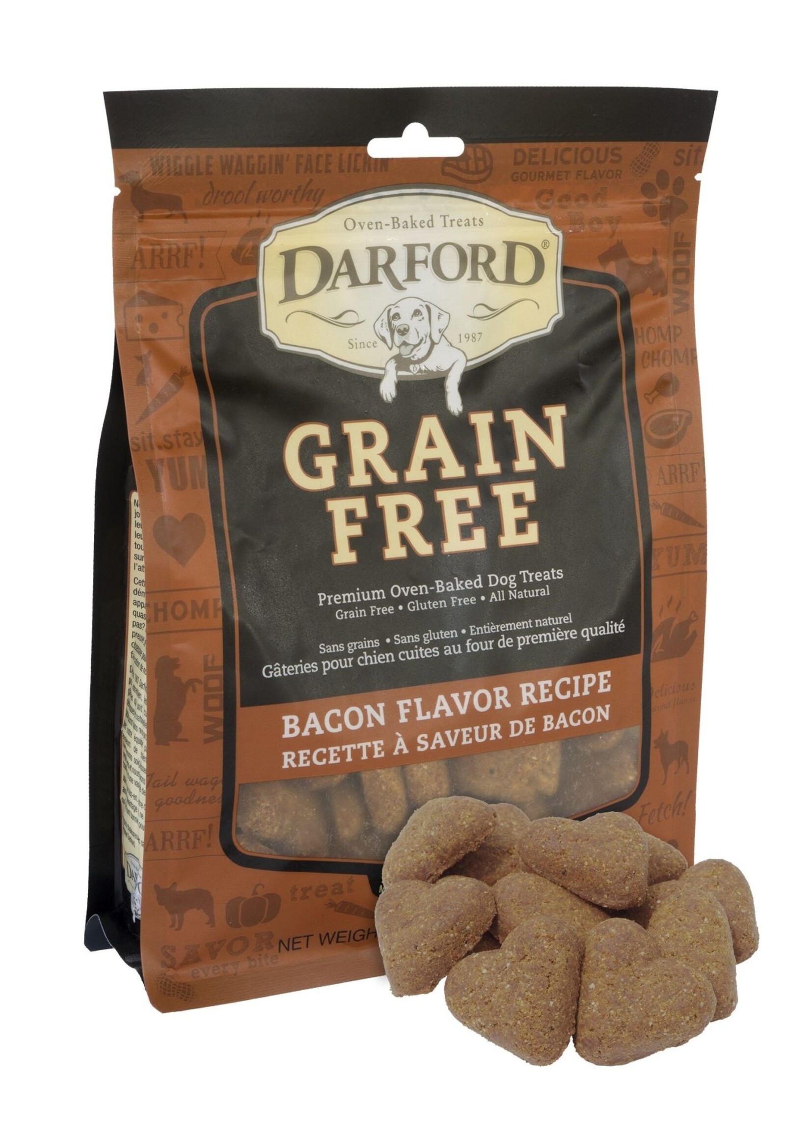 Darford Darford Gâteries Pour Chien - Sans Grains, Bacon 340g