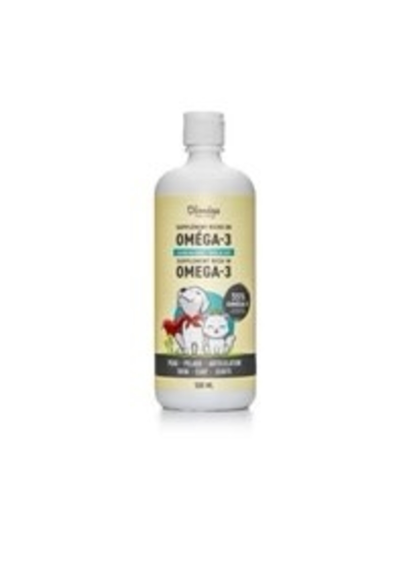 Olimega Huile de Cameline - Supplément chien et chat, Olimega 500 ml