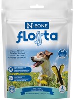 N-bone N-BONE FLOSSTA GÂTERIE DENTAIRE À MÂCHER À DOUBLE ACTION, SAVEUR DE POULET, SAC DE 8un/6.4oz (CS=24)
