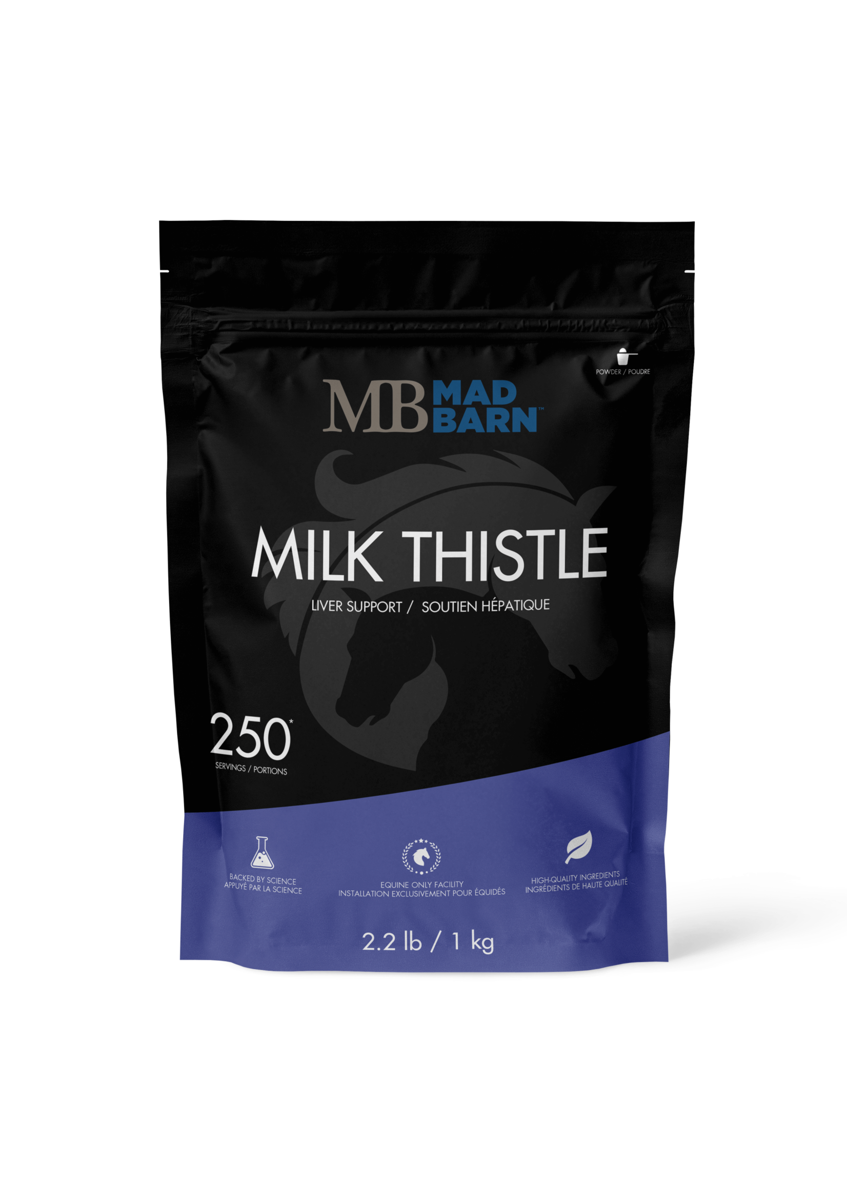 Mad Barn Charbon- Marie chevaux, mad barn 1 kg