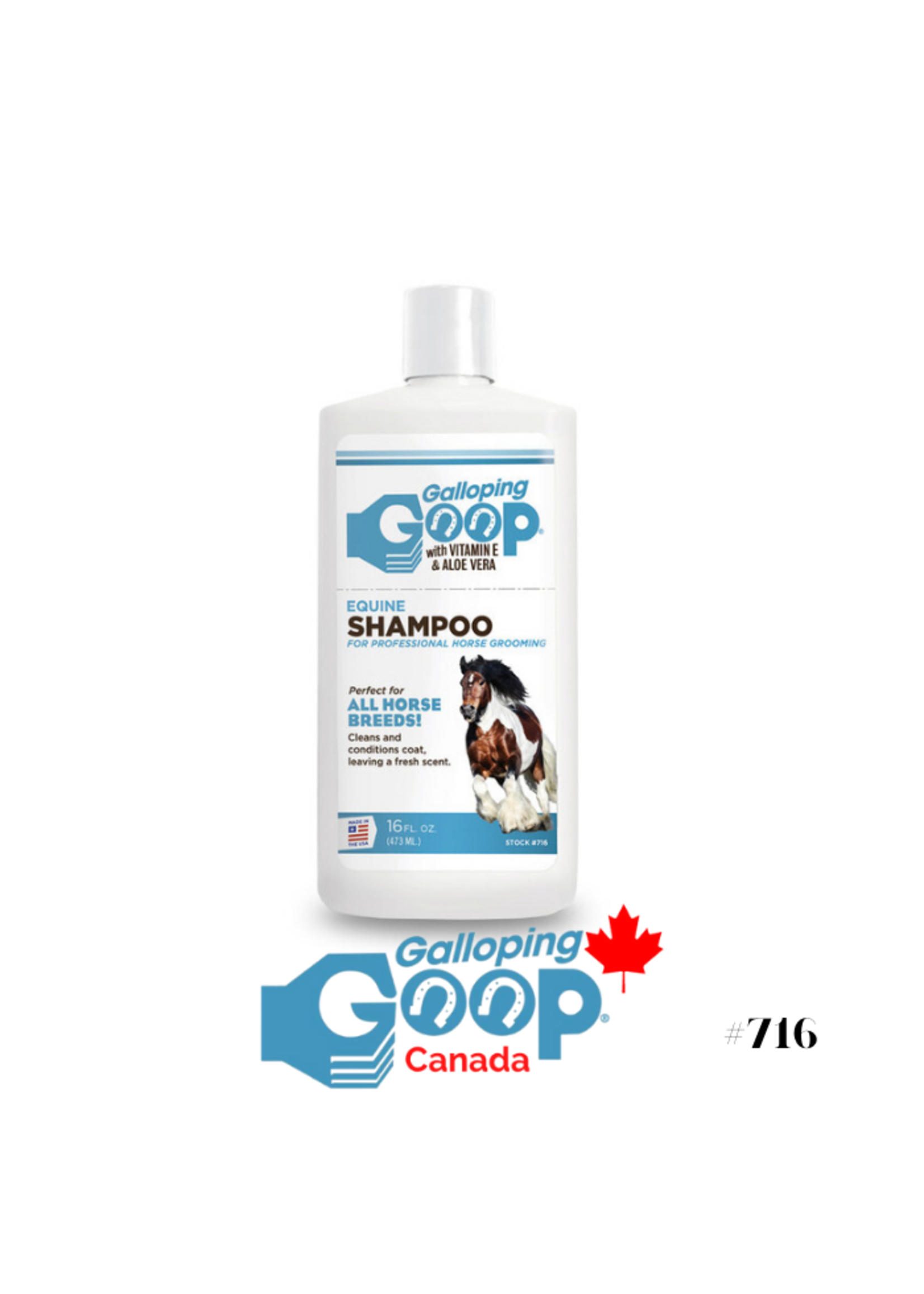 galloping goop Shampoing hi Shine 473 ml, galopins Goop