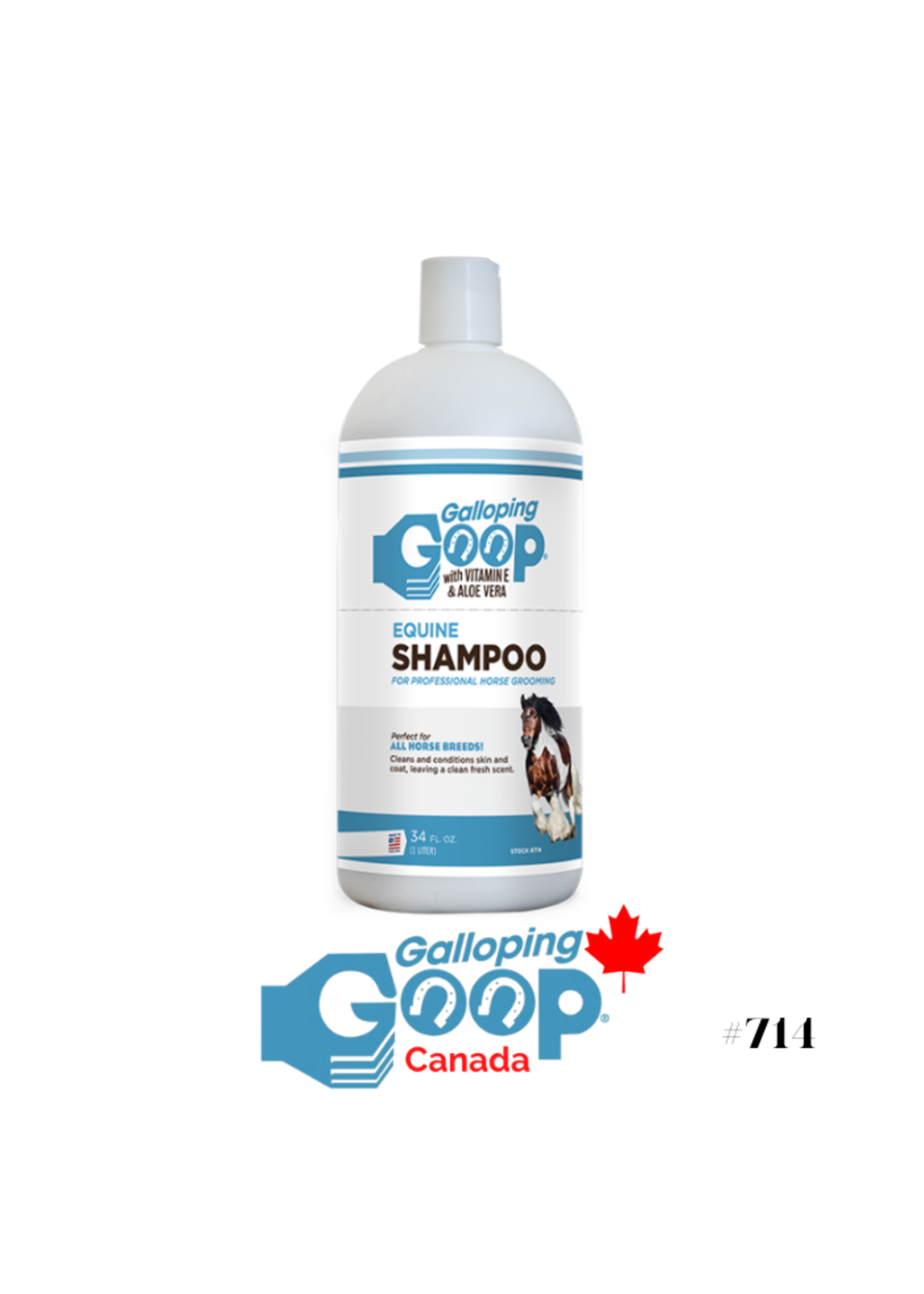 galloping goop Shampoing HI shine 1L, galloping goop