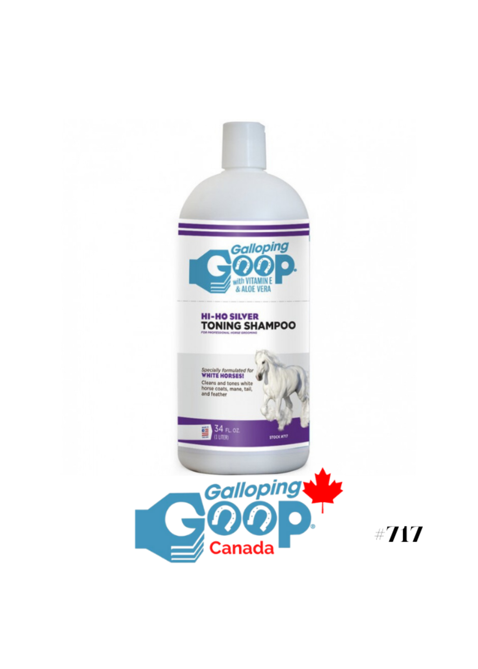galloping goop Shampoing Hi HO Silver Blanchissant, Galloping Goop 473 ml