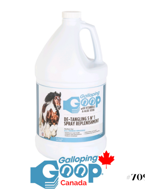 galloping goop Démêlant 5 en 1 sans silicone 3.8 L, Galloping Goop