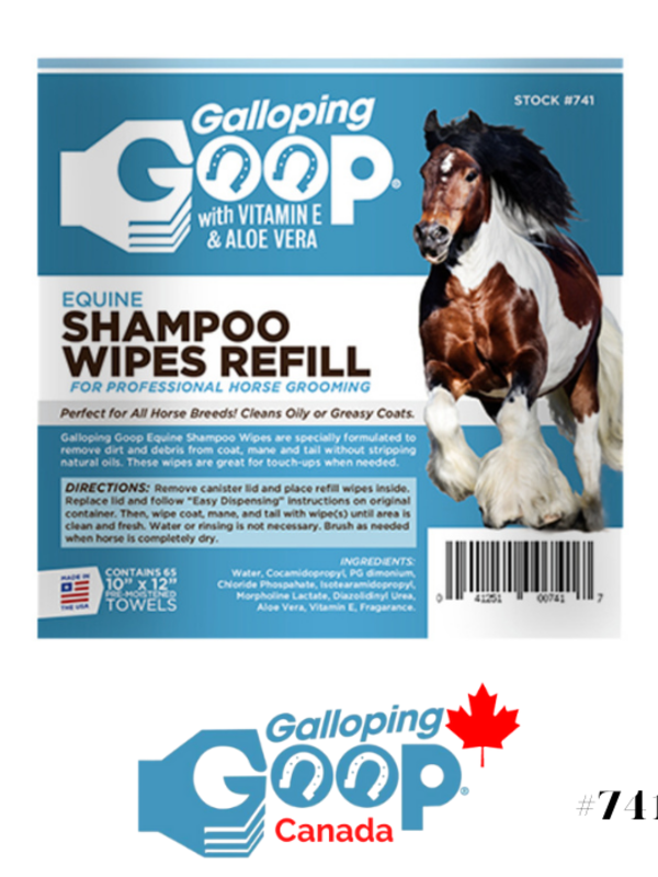 galloping goop Lingettes nettoyantes recharge (sac 150), galloping goop