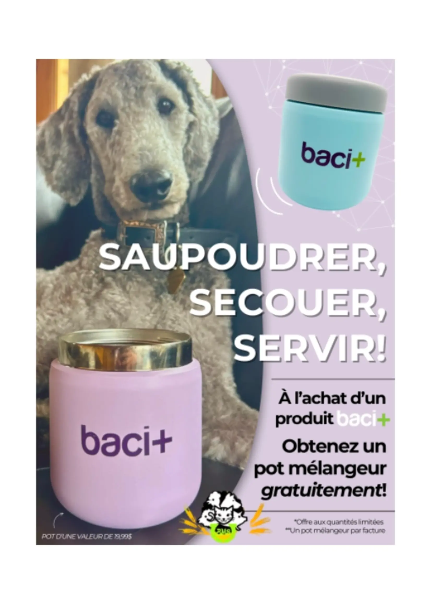 Baci+ Baci+ Solutions probio chiens
