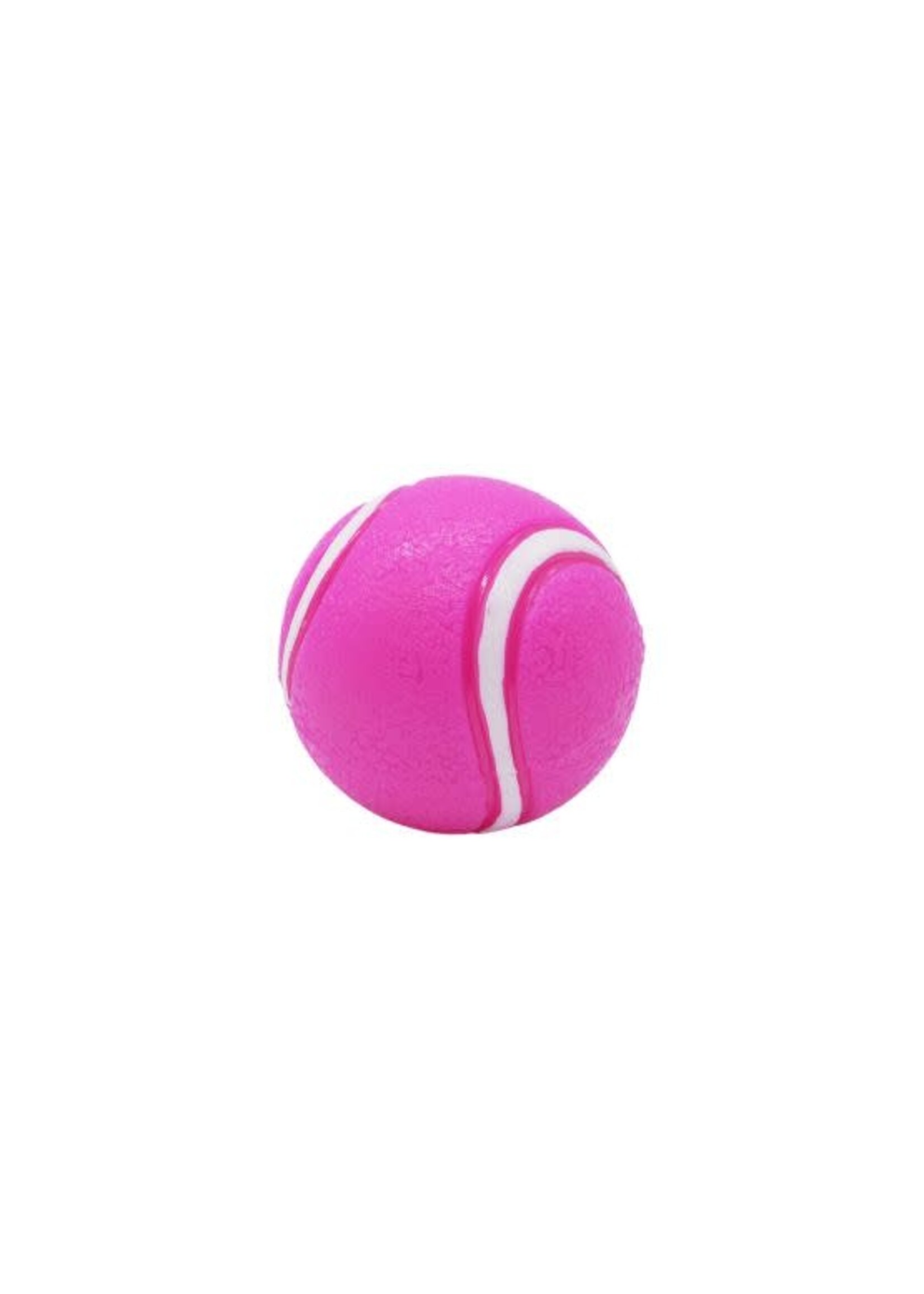Bud'z Bud'z Jouet En Caoutchouc Pour Chien - L'incontournable Balle De Tennis, Petite, Rose 5cm