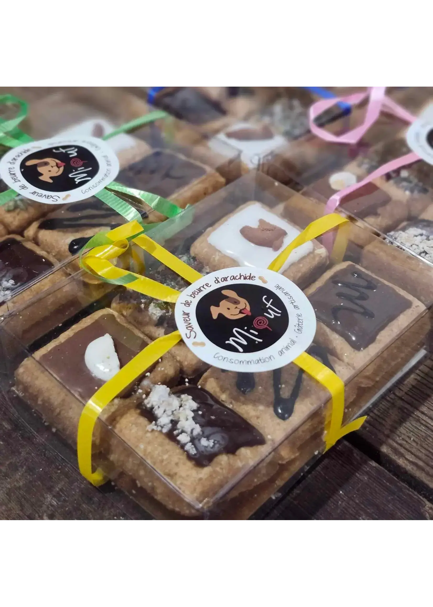 Miouf Biscuits Miouf  beurre d’arachide et chocolat, 6 un /emballage