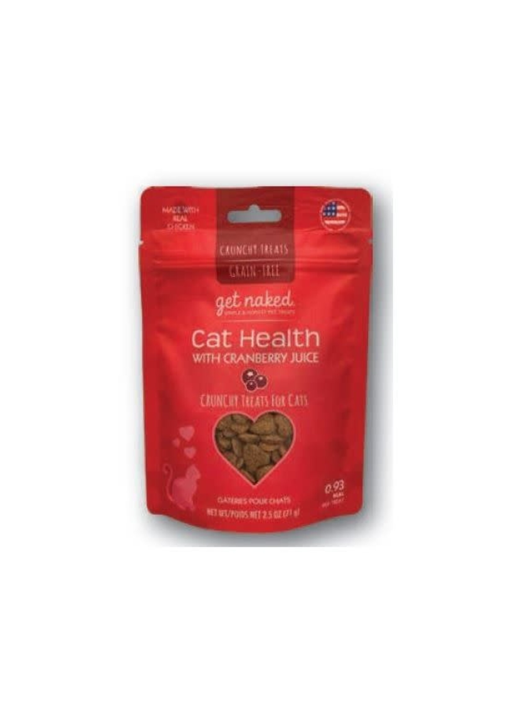 Bone-A-Mints Get naked chat en santé, gâteries croquantes avec jus de canneberge, sans grains 2.5oz