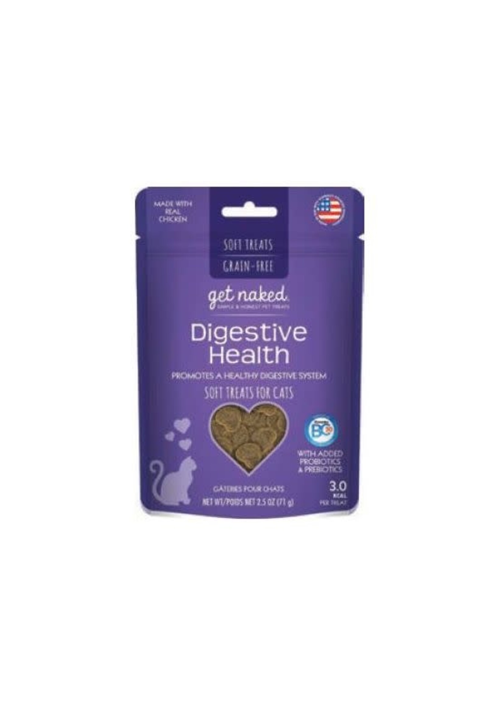 Bone-A-Mints Get naked santé digestive pour chat, gâteries tendres, sans grains, 2.5 oz