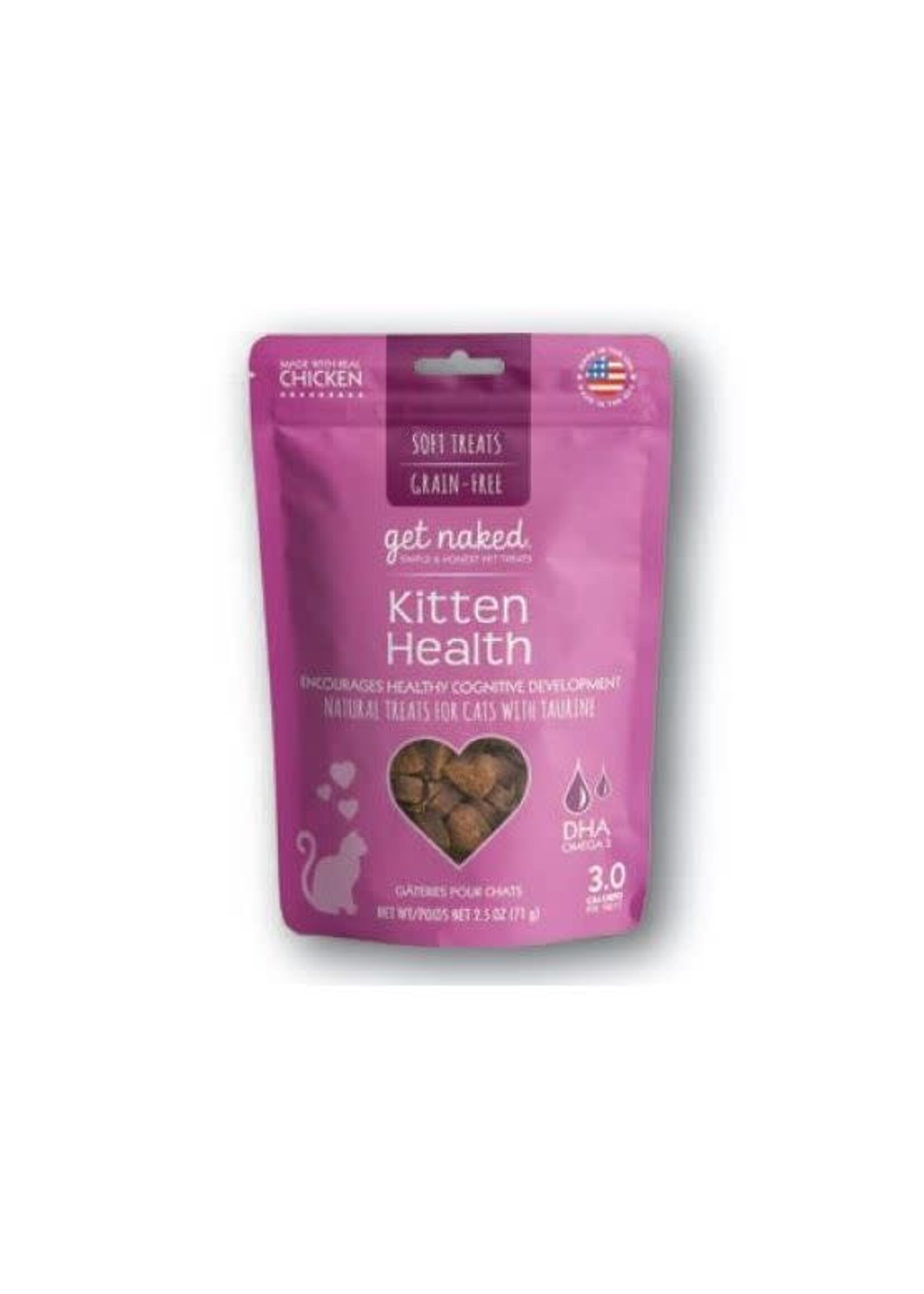 Bone-A-Mints Get naked chaton en santé, gâteries tendres, sans grains, 2.5 oz