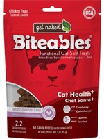 Bone-A-Mints GET NAKED "BITEABLES" CHAT EN SANTÉ PLUS, GÂTERIES TENDRES, SANS GRAINS 3oz (CS=6) **