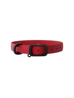 Nuvuq NUVUQ COLLIER AJUSTABLE POUR CHIEN, COULEUR ROUGE TOMATE - MOYEN