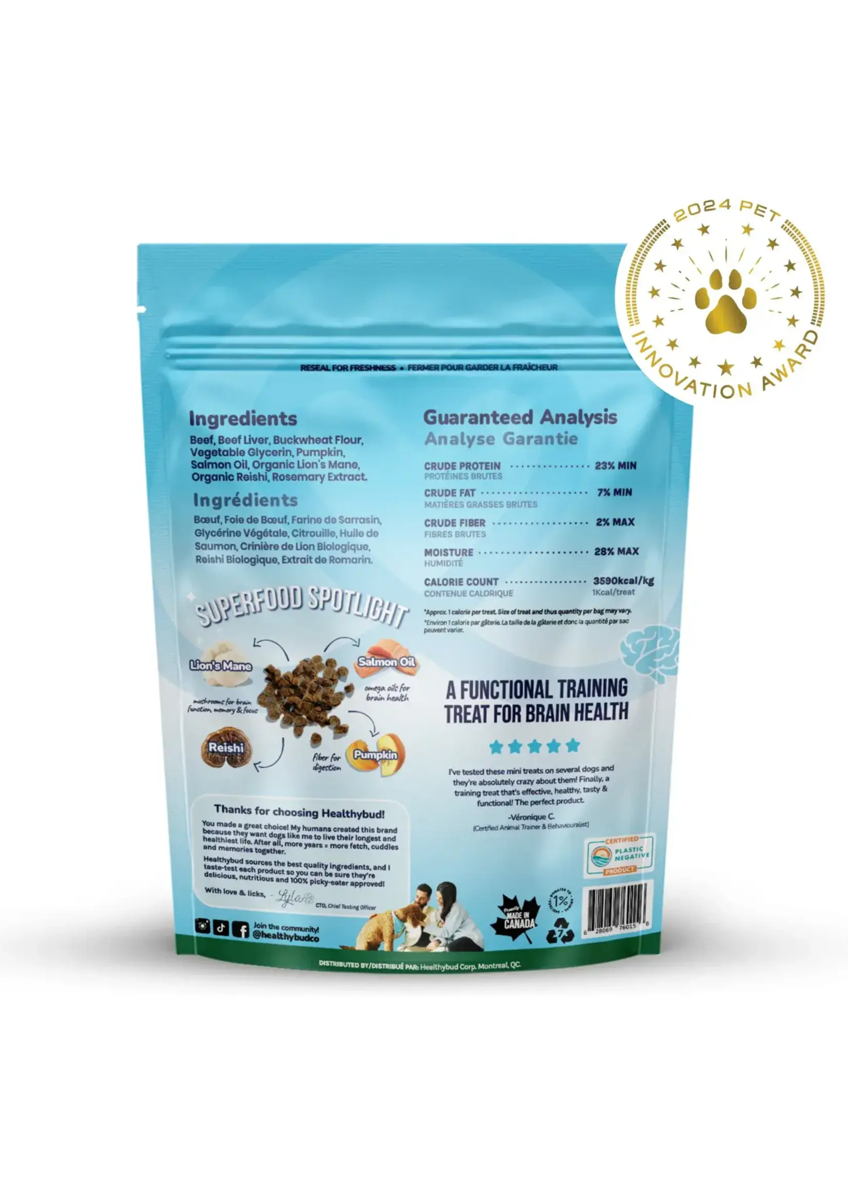 Healthy bud HB gâteries d’entraînement au boeuf , hanche -articulations184 gr