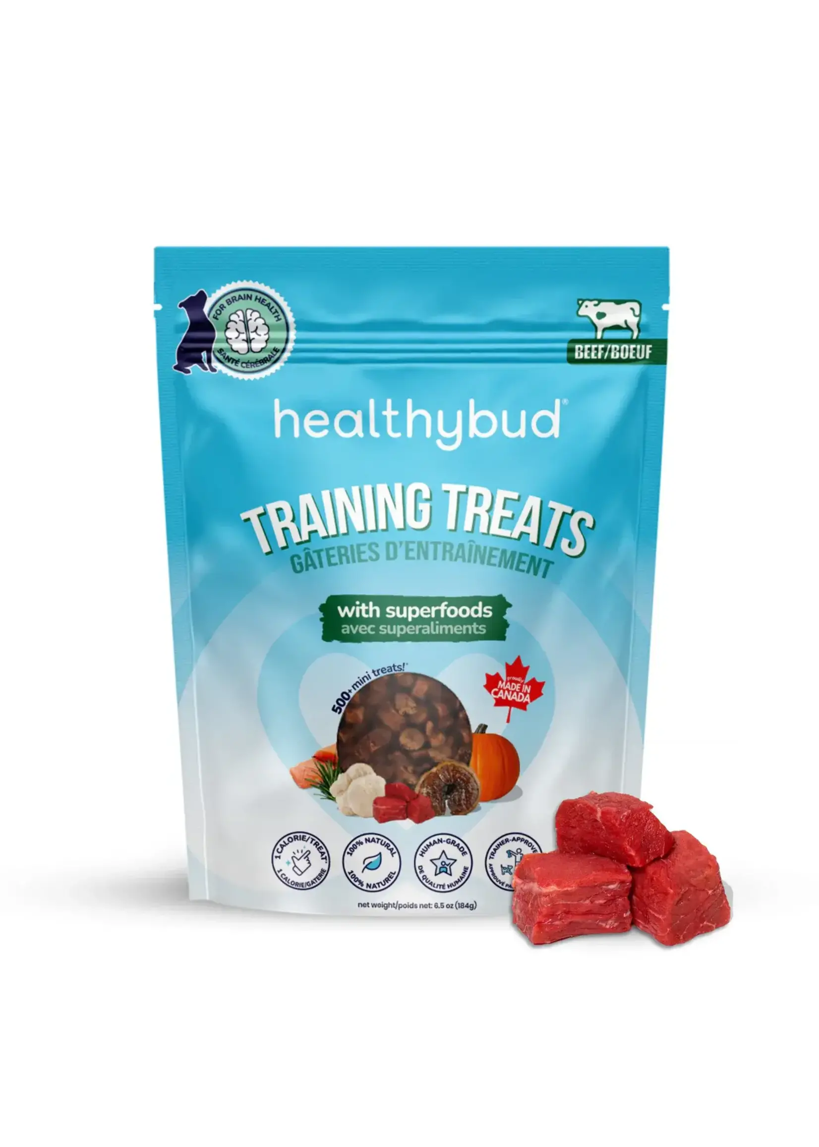 Healthy bud HB gâteries d’entraînement au boeuf , hanche -articulations184 gr